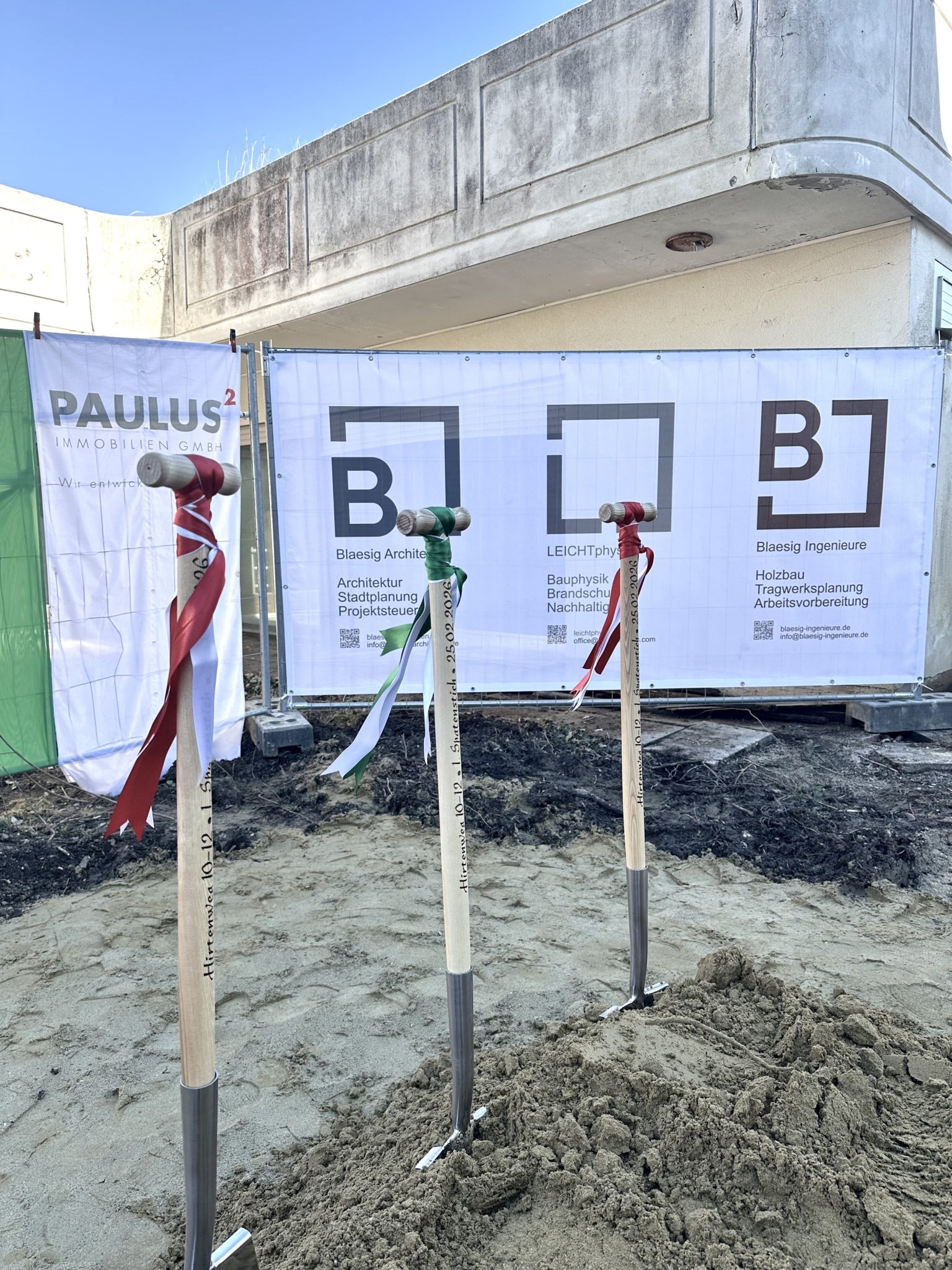 Spatenstich Wohnprojekt in Grünwald