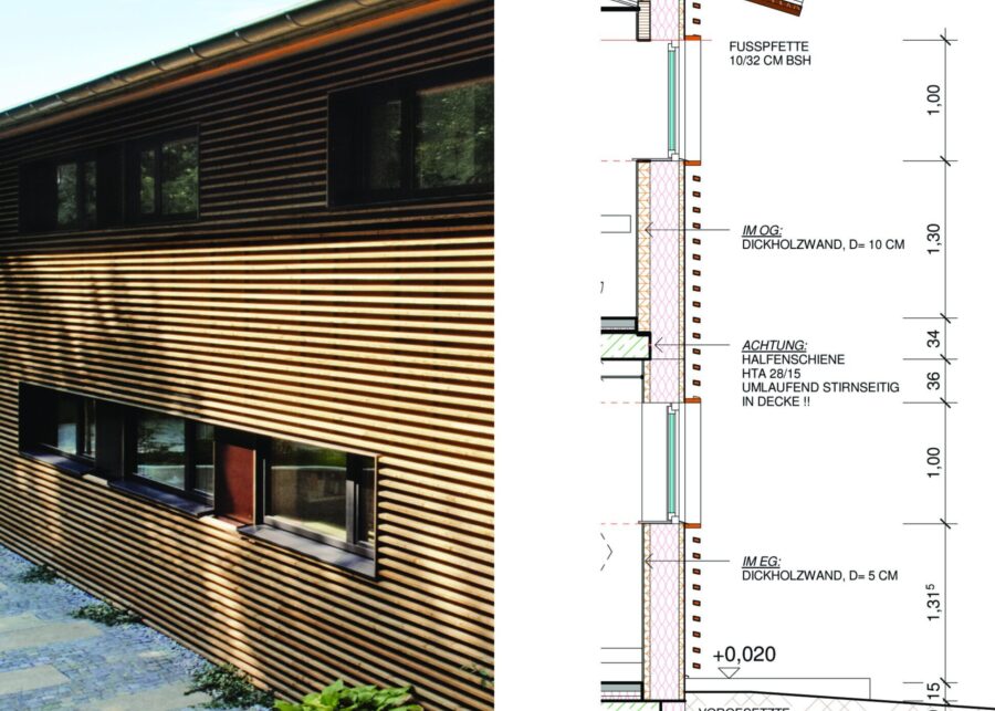 Blaesig Architekten Haus Riewenherm Schnitt